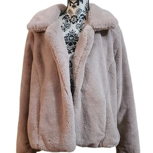 Forever 21 faux fur jacket